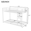 Metal Bunk Bed, Low Bunk Bed With Ladder