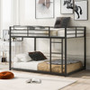 Metal Bunk Bed, Low Bunk Bed With Ladder