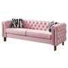 Chesterfield - Modern Tufted Velvet Living Room Sofa, 84.25''W Couch Chesterfield - Modern Tufted Velvet Living Room Sofa, 84.25''W Couch