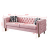 Chesterfield - Modern Tufted Velvet Living Room Sofa, 84.25''W Couch Chesterfield - Modern Tufted Velvet Living Room Sofa, 84.25''W Couch
