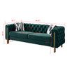 Chesterfield - Modern Tufted Velvet Living Room Sofa, 84.25''W Couch Chesterfield - Modern Tufted Velvet Living Room Sofa, 84.25''W Couch