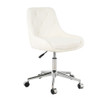Adjustable And Space-Saving Chair With Golden Electroplated Legs