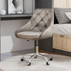 Adjustable And Space-Saving Chair With Golden Electroplated Legs