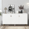 Modern TV Stand With 3 Doors And Adjustable Shelves