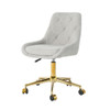 Modern Teddy Velvet Fabric Chair With Gold Plated 5 Claw Legs Modern Teddy Velvet Fabric Chair With Gold Plated 5 Claw Legs