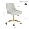 Modern Teddy Velvet Fabric Chair With Gold Plated 5 Claw Legs Modern Teddy Velvet Fabric Chair With Gold Plated 5 Claw Legs