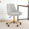 Modern Teddy Velvet Fabric Chair With Gold Plated 5 Claw Legs Modern Teddy Velvet Fabric Chair With Gold Plated 5 Claw Legs