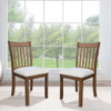Modern Dining Chair, Wooden Back, Cushion Seats (Set of 2) Modern Dining Chair, Wooden Back, Cushion Seats (Set of 2)