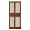 4 Door Storage Cabinet With 1 Drawer, With 4 Adjustable Inner Shelves