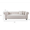 Vintage Medieval Style Sofa, Chesterfield Design, With 2 Throw Pillows