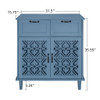 2 Door 2 Drawer Elegant Cabinet
