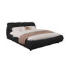 Luxury Upholstered Platform Bed With Oversized Padded Backrest And Solid Wood Frame Luxury Upholstered Platform Bed With Oversized Padded Backrest And Solid Wood Frame