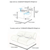 Modern L-Shaped Modular Sofa Set High Comfort Chenille Fabric