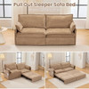 Pull Out Sofa Bed, Corduroy Convertible Sleeper Sofa Couch, Side Storage, And USB / C - Type Charging Ports Chair Pull Out Sofa Bed, Corduroy Convertible Sleeper Sofa Couch, Side Storage, And USB / C - Type Charging Ports Chair