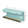 Modern Upholstered Entryway Bench With LED Sensor Light Modern Upholstered Entryway Bench With LED Sensor Light
