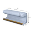 Modern Upholstered Entryway Bench With LED Sensor Light Modern Upholstered Entryway Bench With LED Sensor Light