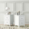 Modern Nightstand, Bed Side Table With 2 Drawers For Bedroom