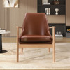 Mid-Century Modern Accent Armchair With High Back Mid-Century Modern Accent Armchair With High Back