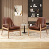 Mid-Century Modern Accent Armchair With High Back Mid-Century Modern Accent Armchair With High Back