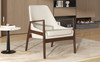 Mid-Century Modern Accent Armchair With High Back