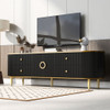 Modern TV Stand With 4 Drawers And 1 Cabinet