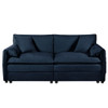 Modern Oversized Chenille Loveseat Sofa With Deep Seat And Diy Combination
