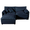 Modern Comfy Deep Seat Modular Sectional Sofa Cloud Couch With Ottoman Modern Comfy Deep Seat Modular Sectional Sofa Cloud Couch With Ottoman