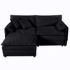 Modern Comfy Deep Seat Modular Sectional Sofa Cloud Couch With Ottoman Modern Comfy Deep Seat Modular Sectional Sofa Cloud Couch With Ottoman