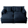 Modern Comfy Deep Seat Modular Sectional Sofa Cloud Couch With Ottoman Modern Comfy Deep Seat Modular Sectional Sofa Cloud Couch With Ottoman