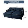 Modern Comfy Deep Seat Modular Sectional Sofa Cloud Couch With Ottoman Modern Comfy Deep Seat Modular Sectional Sofa Cloud Couch With Ottoman