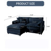 Modern Comfy Deep Seat Modular Sectional Sofa Cloud Couch With Ottoman Modern Comfy Deep Seat Modular Sectional Sofa Cloud Couch With Ottoman