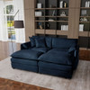 Modern Comfy Deep Seat Modular Sectional Sofa Cloud Couch With Ottoman Modern Comfy Deep Seat Modular Sectional Sofa Cloud Couch With Ottoman