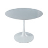 Tulip Table Mid-Century Dining Table With Round MDF Table Top, Pedestal Dining Table, End Table Leisure Coffee Table Tulip Table Mid-Century Dining Table With Round MDF Table Top, Pedestal Dining Table, End Table Leisure Coffee Table