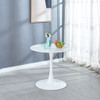 Tulip Table Mid-Century Dining Table With Round MDF Table Top, Pedestal Dining Table, End Table Leisure Coffee Table Tulip Table Mid-Century Dining Table With Round MDF Table Top, Pedestal Dining Table, End Table Leisure Coffee Table