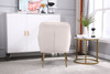 Modern Mid-Century Chair Tufted Sherpa Armchair For Living Room Bedroom Office Modern Mid-Century Chair Tufted Sherpa Armchair For Living Room Bedroom Office