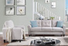 Modern Living Room Sofa Set Linen Upholstered Couch Furniture For Home Office