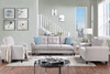 Modern Living Room Sofa Set Linen Upholstered Couch Furniture For Home Office