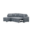 Sleeper Sectional Sofa, L-Shape Corner Couch Sofa Bed With Storage Ottoman & Hidden Arm Storage & USB Charge For Living Room Apartment Sleeper Sectional Sofa, L-Shape Corner Couch Sofa Bed With Storage Ottoman & Hidden Arm Storage & USB Charge For Living Room Apartment