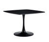 Table Mid-Century Dining Table For 4-6 People With Round MDF Table Top, Pedestal Dining Table, End Table Leisure Coffee Table