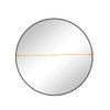 Wall Circular Mirror Metal Framed Mirror Round Vanity Mirror Dressing Mirror, For Bathroom, Living Room, Bedroom Wall Decor Wall Circular Mirror Metal Framed Mirror Round Vanity Mirror Dressing Mirror, For Bathroom, Living Room, Bedroom Wall Decor