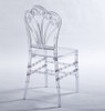 Welding Chair, Dining Chair / Plastic Seat (Set of 4) - Transparent