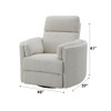 Sagen - Chenille Glider Recliner With Swivel Sagen - Chenille Glider Recliner With Swivel