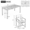 Patio Dining Set Outdoor Dining Table And Chair Set With And Removable Cushions For Patio