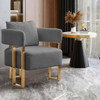 Modern Decorative Chair Teddy Fleece Upholstered And Metal Foot Modern Decorative Chair Teddy Fleece Upholstered And Metal Foot