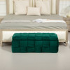 Upholstered Storage Ottoman With Safety Hinge