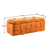 Upholstered Storage Ottoman With Safety Hinge
