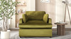 Oversized Accent Chair Comfortable Armrest Cushions, Versatile Neutral Style, Elegant Design, Durable Frame
