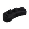 4 Seater Sofa With Chenille Fabric, 30D, 60 Hardness Full Sponge, 4 Pillow For Living Room, Home Furniture Sleeper Sectional Sofa For Apartment 4 Seater Sofa With Chenille Fabric, 30D, 60 Hardness Full Sponge, 4 Pillow For Living Room, Home Furniture Sleeper Sectional Sofa For Apartment