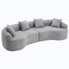 4 Seater Sofa With Chenille Fabric, 30D, 60 Hardness Full Sponge, 4 Pillow For Living Room, Home Furniture Sleeper Sectional Sofa For Apartment 4 Seater Sofa With Chenille Fabric, 30D, 60 Hardness Full Sponge, 4 Pillow For Living Room, Home Furniture Sleeper Sectional Sofa For Apartment