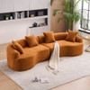 4 Seater Sofa With Chenille Fabric, 30D, 60 Hardness Full Sponge, 4 Pillow For Living Room, Home Furniture Sleeper Sectional Sofa For Apartment 4 Seater Sofa With Chenille Fabric, 30D, 60 Hardness Full Sponge, 4 Pillow For Living Room, Home Furniture Sleeper Sectional Sofa For Apartment